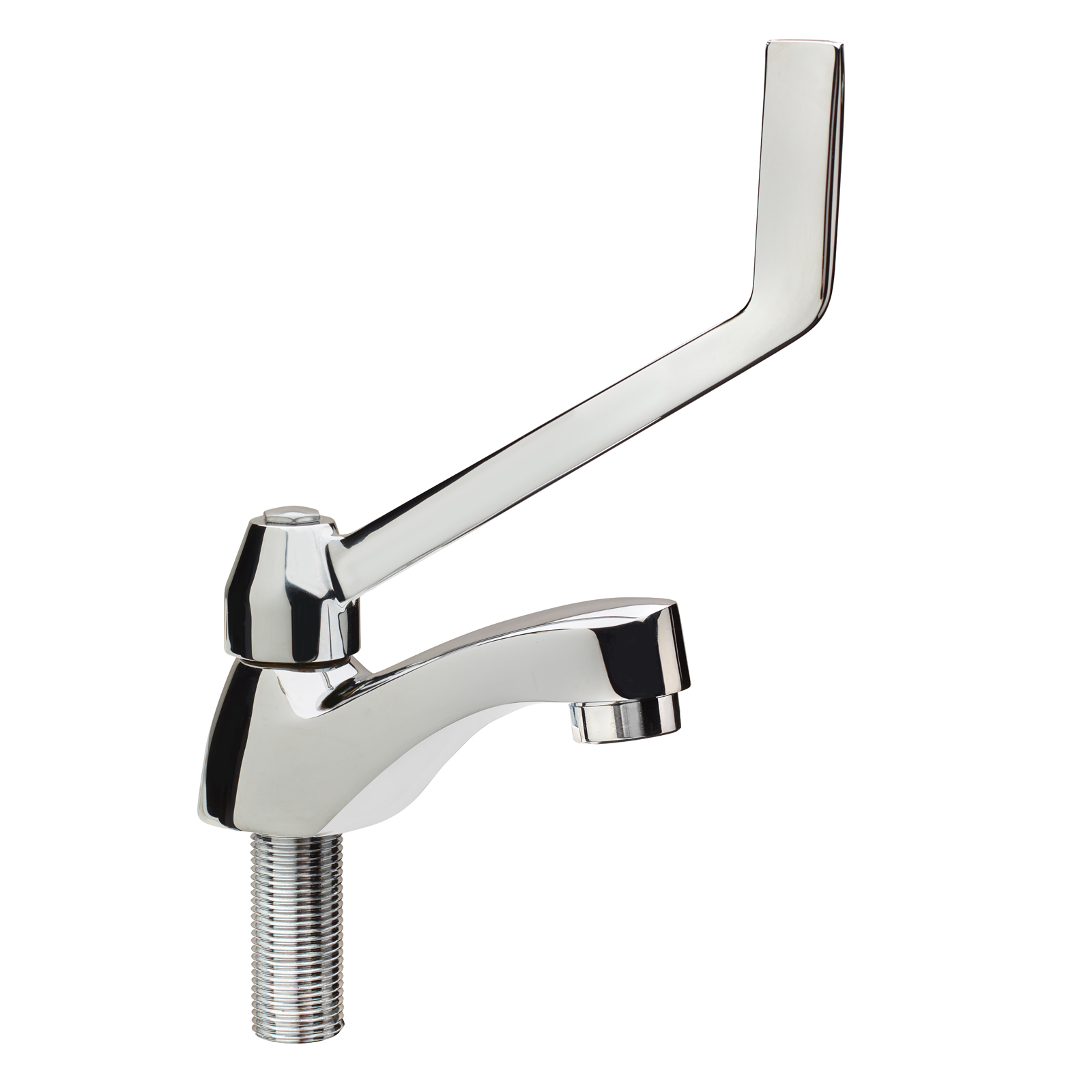 Swan shaped tap with clinical lever