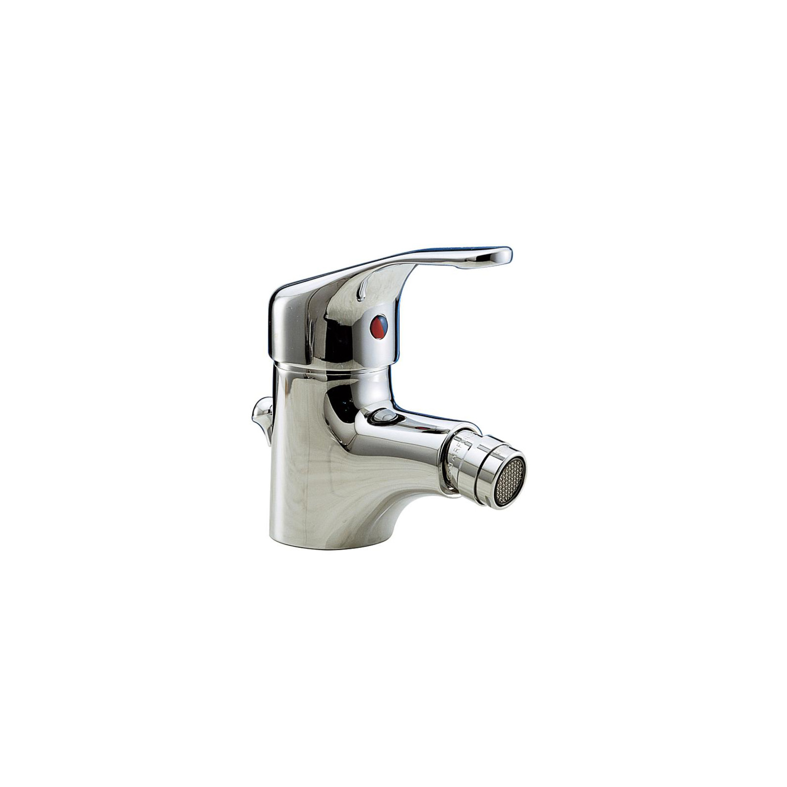 Bidet faucet with chain holder