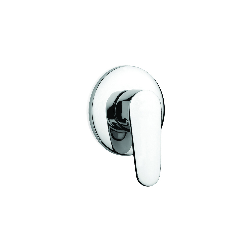 Single lever shower mixer for concealed installation