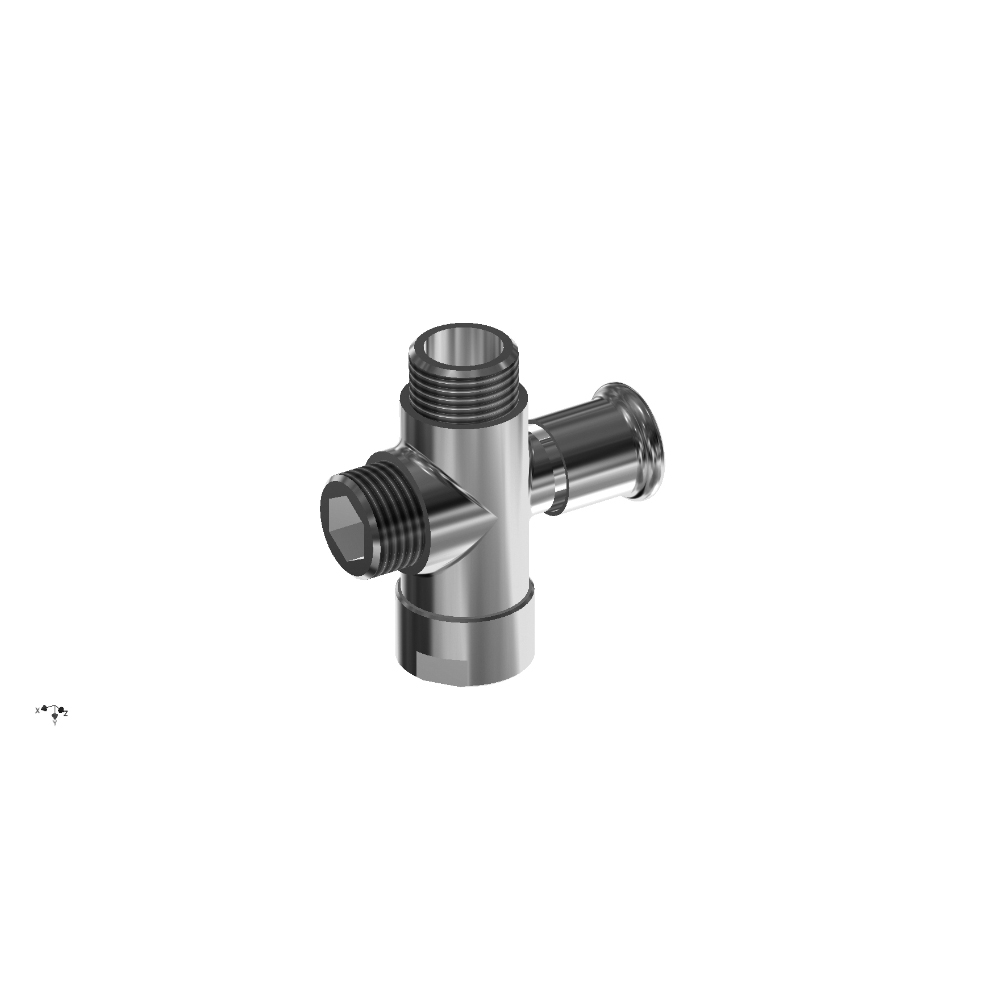 Round shower diverter valve