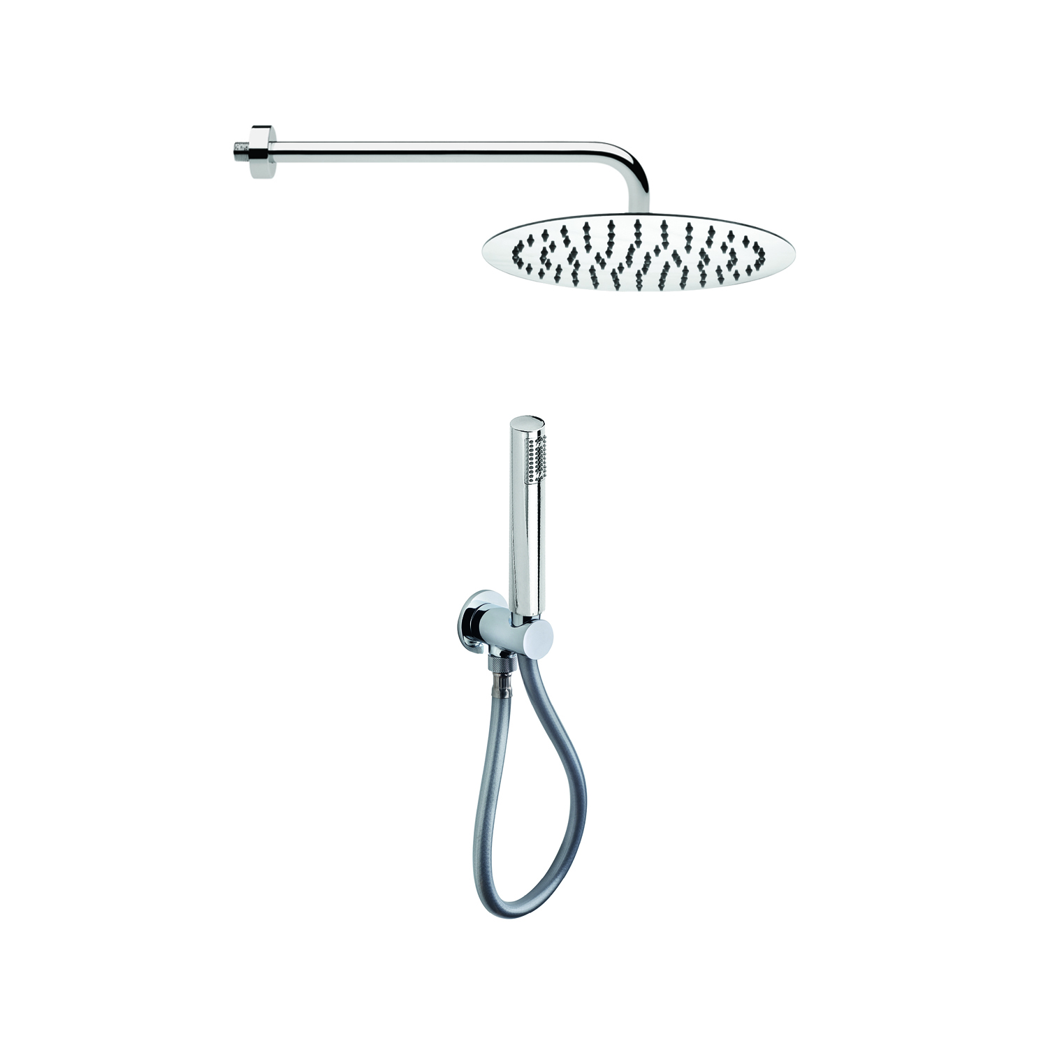 Shower kit with 6517L + shower head 6653 + shower arm 6660