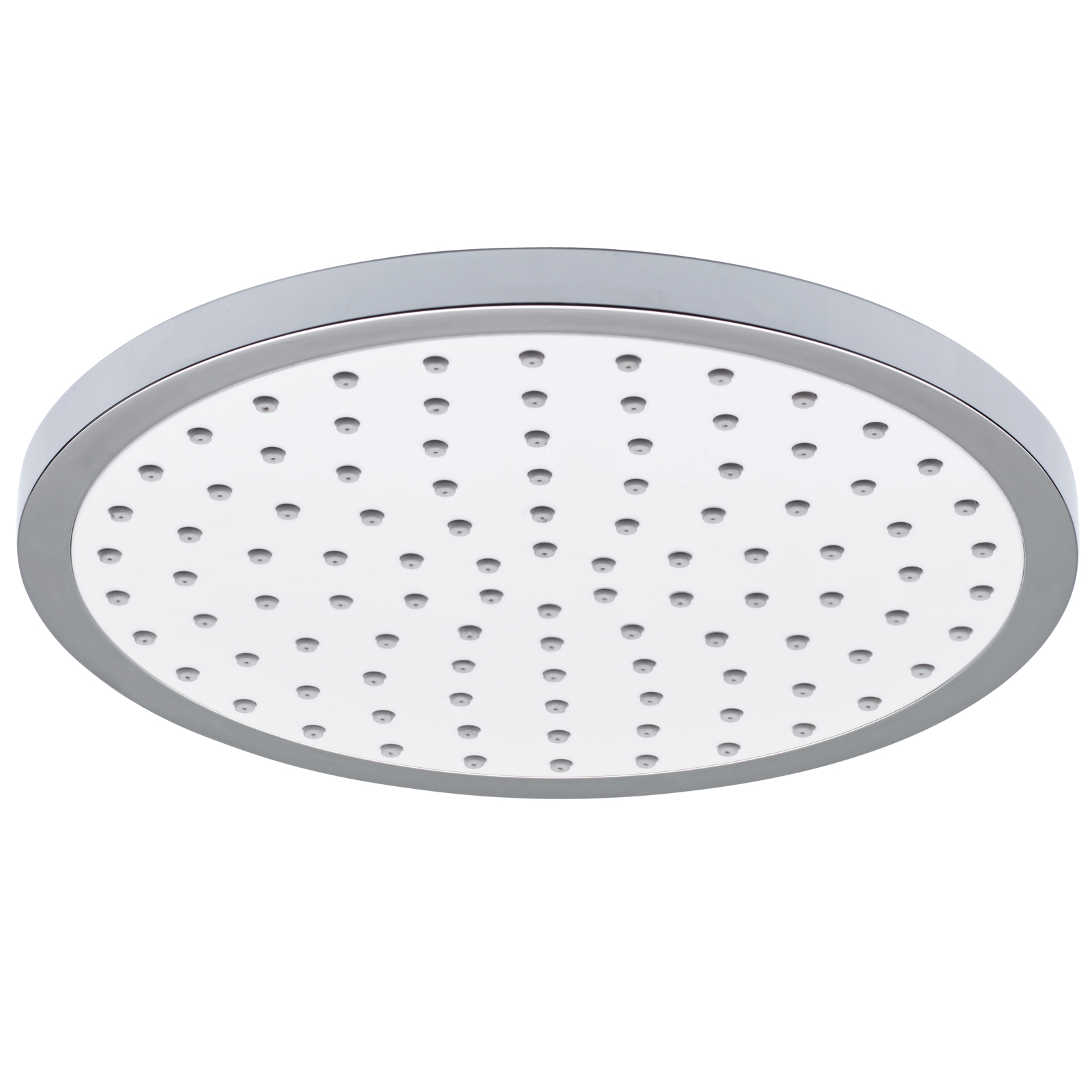 ABS shower head Ø 20 cm with anti-lime picots