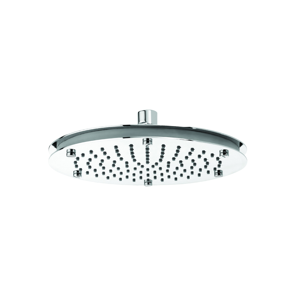 Soffione Doccia Design Daloual Cromato - Con Ugelli Anticalcare E Giunto Sferico Orientabile - 1/2 Pollice