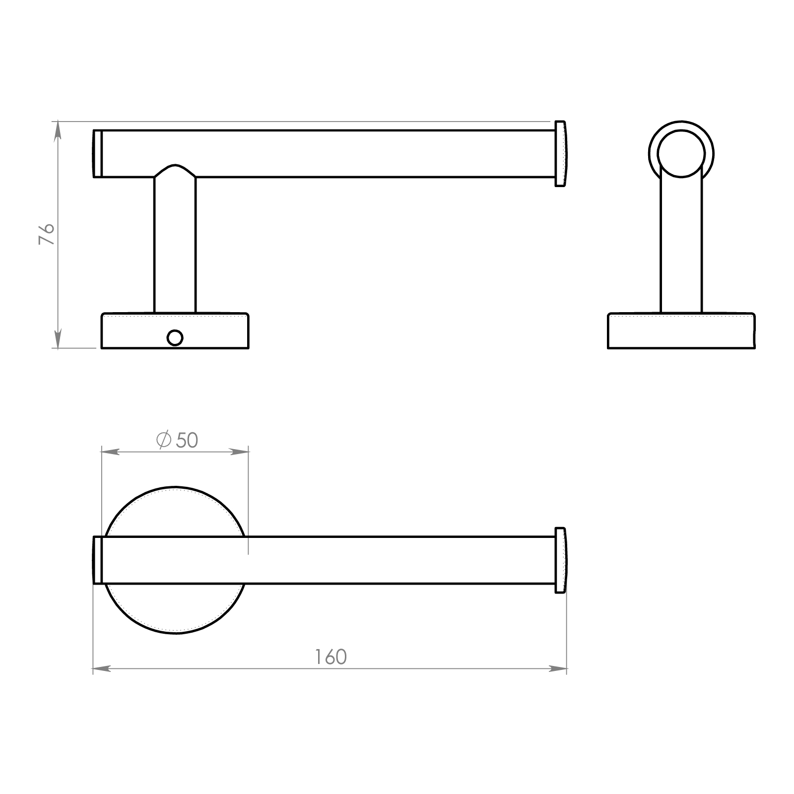 Toilet roll holder